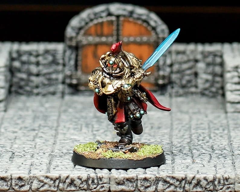 Siege Studios Creates Custom Adeptus Custodes Character for Warhammer 40K Client — 2