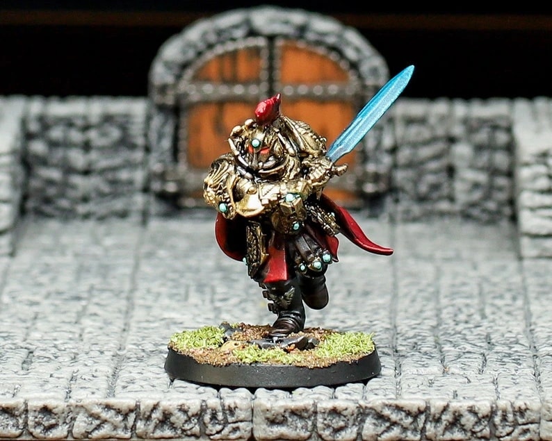Siege Studios Creates Custom Adeptus Custodes Character for Warhammer 40K Client — 2