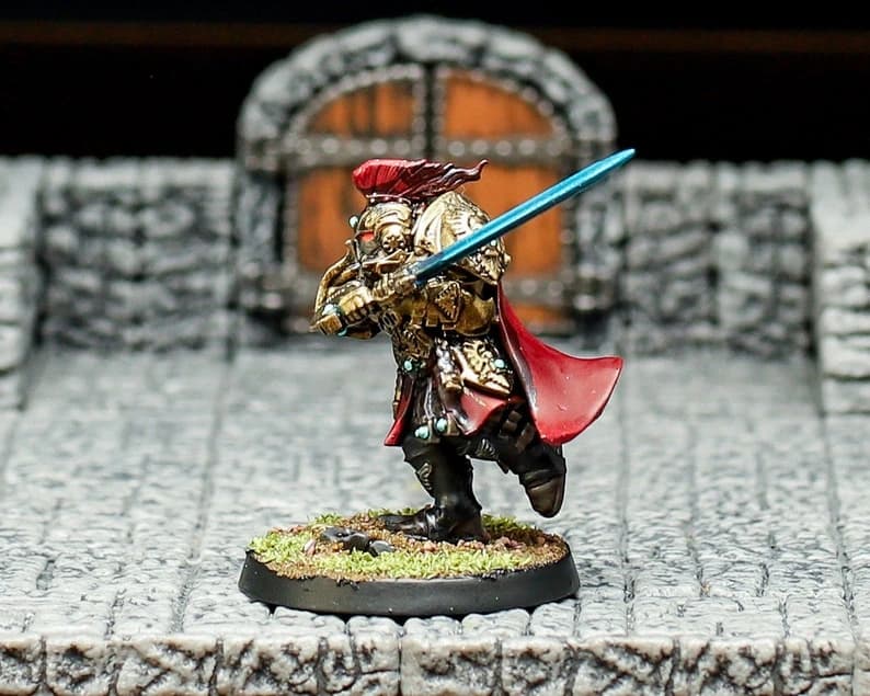 Siege Studios Creates Custom Adeptus Custodes Character for Warhammer 40K Client — 3