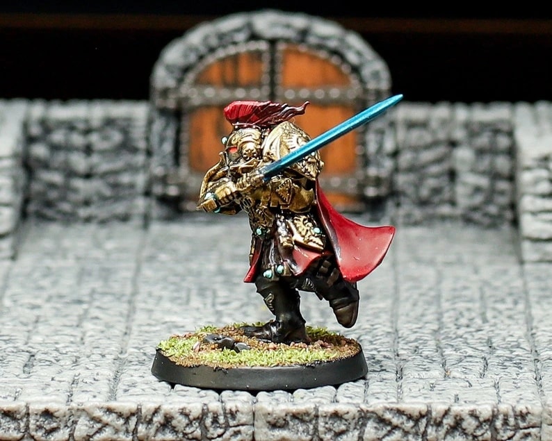 Siege Studios Creates Custom Adeptus Custodes Character for Warhammer 40K Client — 3