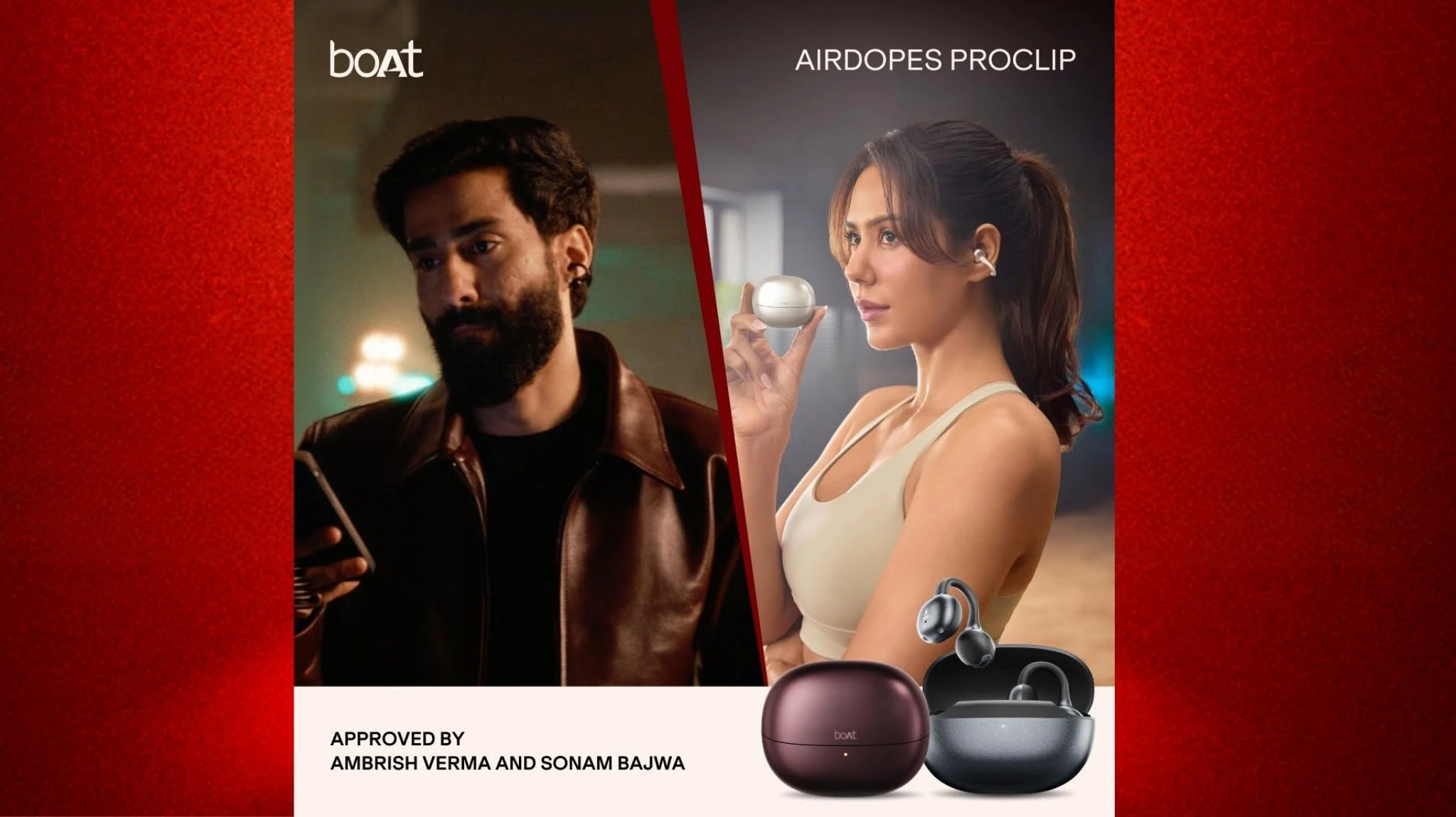 boAt Launches Airdopes ProClip with Sonam Bajwa 'Stress-Test' Campaign — 2