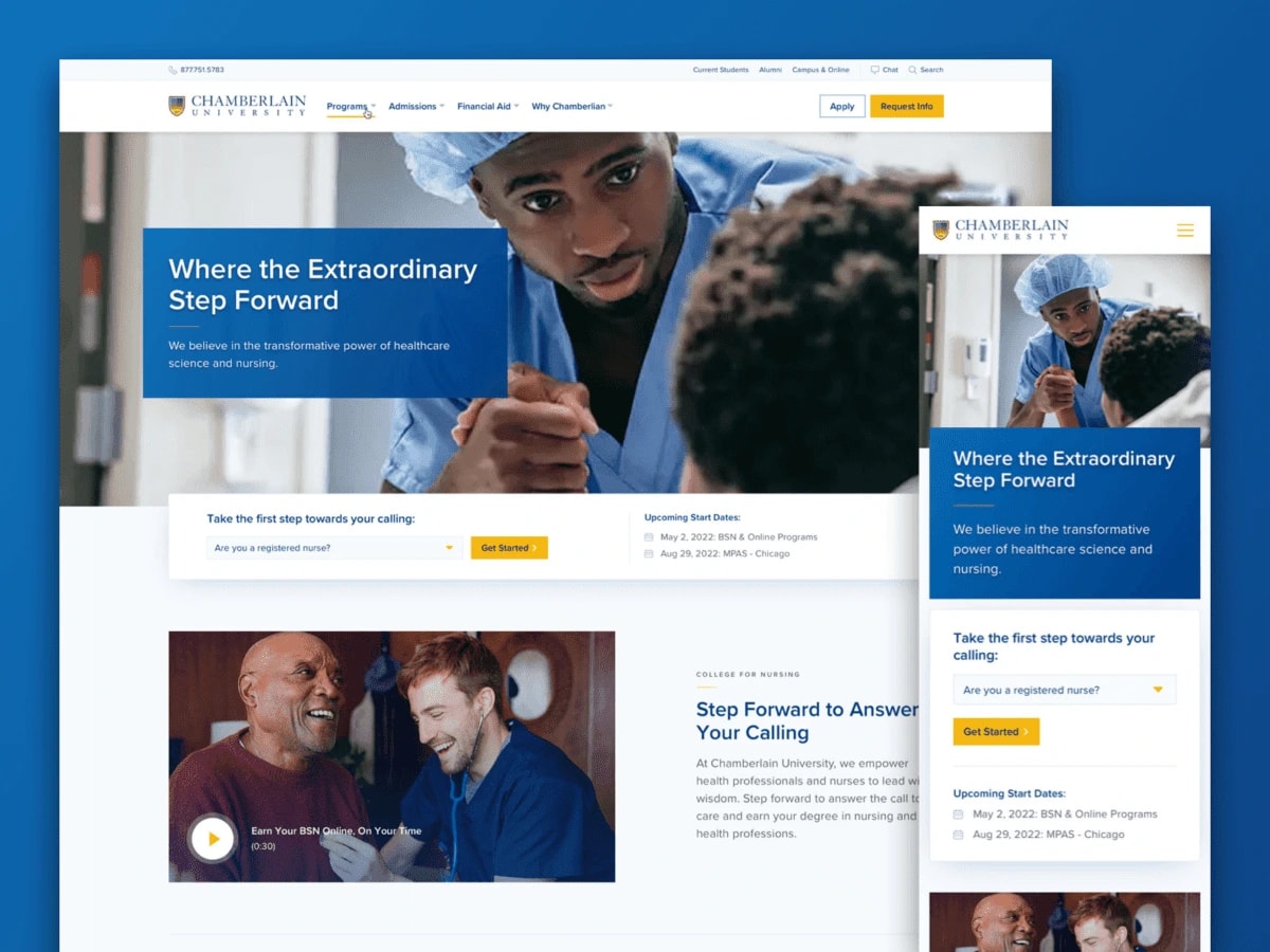 Walter + Pearl Launches Campaign for Chamberlain University