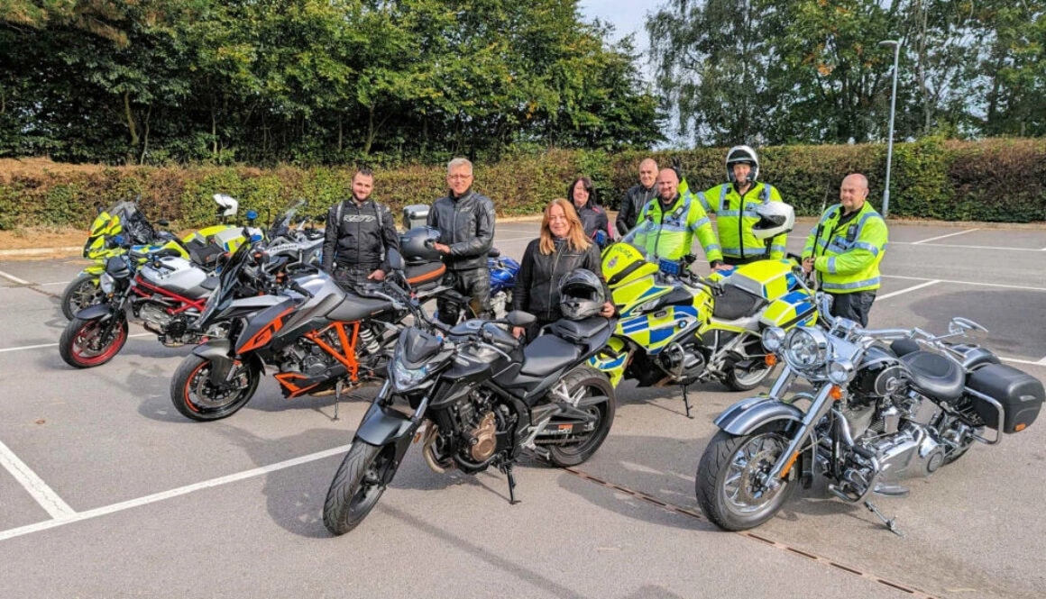 Magpie Shoots New BikeSafe Safety Toolkit for Derbyshire Police