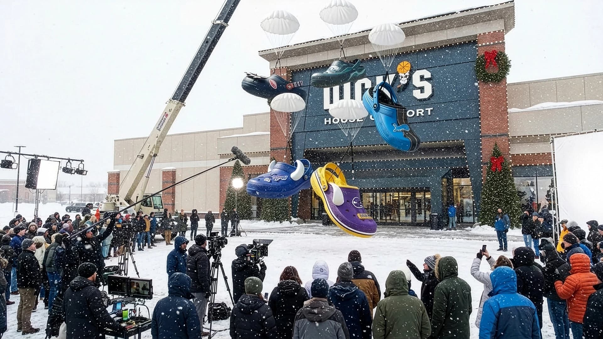 Groove Jones Launches FOOH Holiday Campaign for Dick's Sporting Goods' Crocs NFL Collection — 2