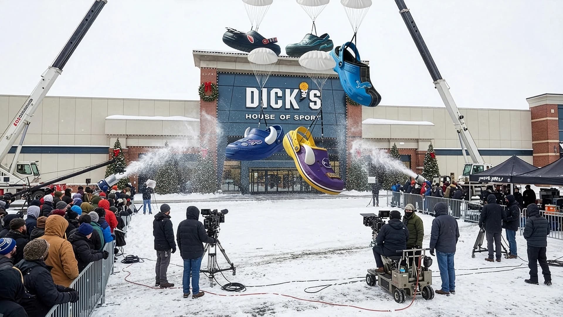 Groove Jones Launches FOOH Holiday Campaign for Dick's Sporting Goods' Crocs NFL Collection — 3