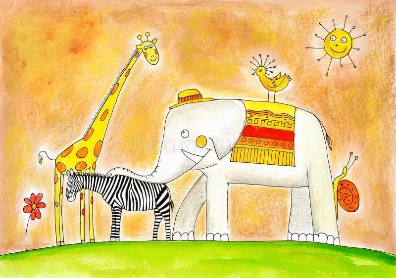 Digart's 'Giraffe in My Backyard' Illustration Recognized by Directory of Illustration — 3