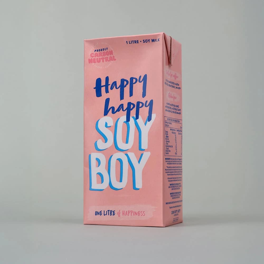 Milkable Australia Identified as Creative Agency Behind Happy Happy Soy Boy Branding