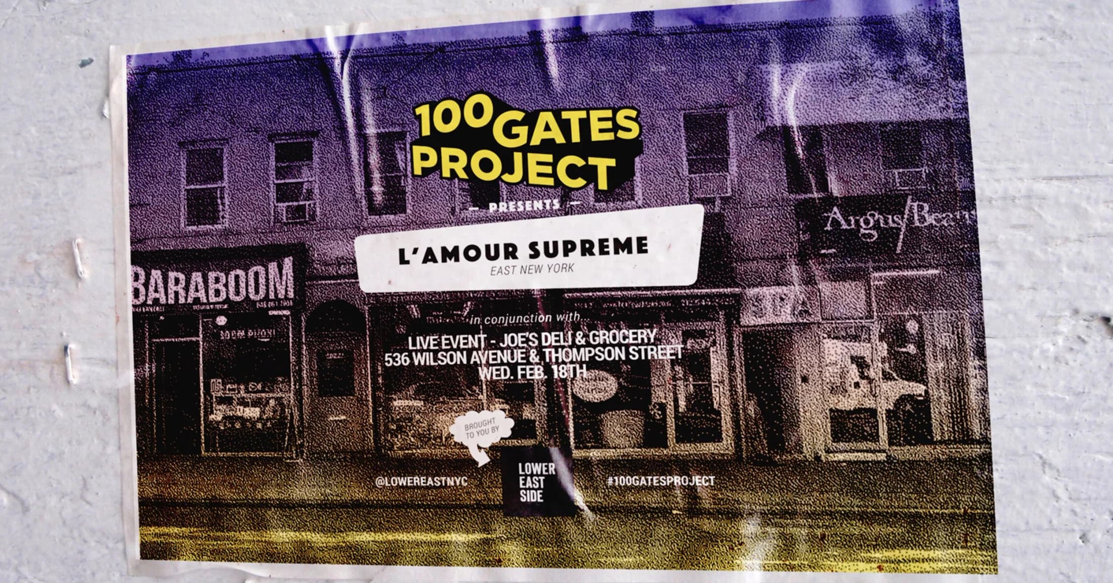 Thought Matter Develops Brand Identity for Lower East Side Partnership's 100 Gates Project — 3