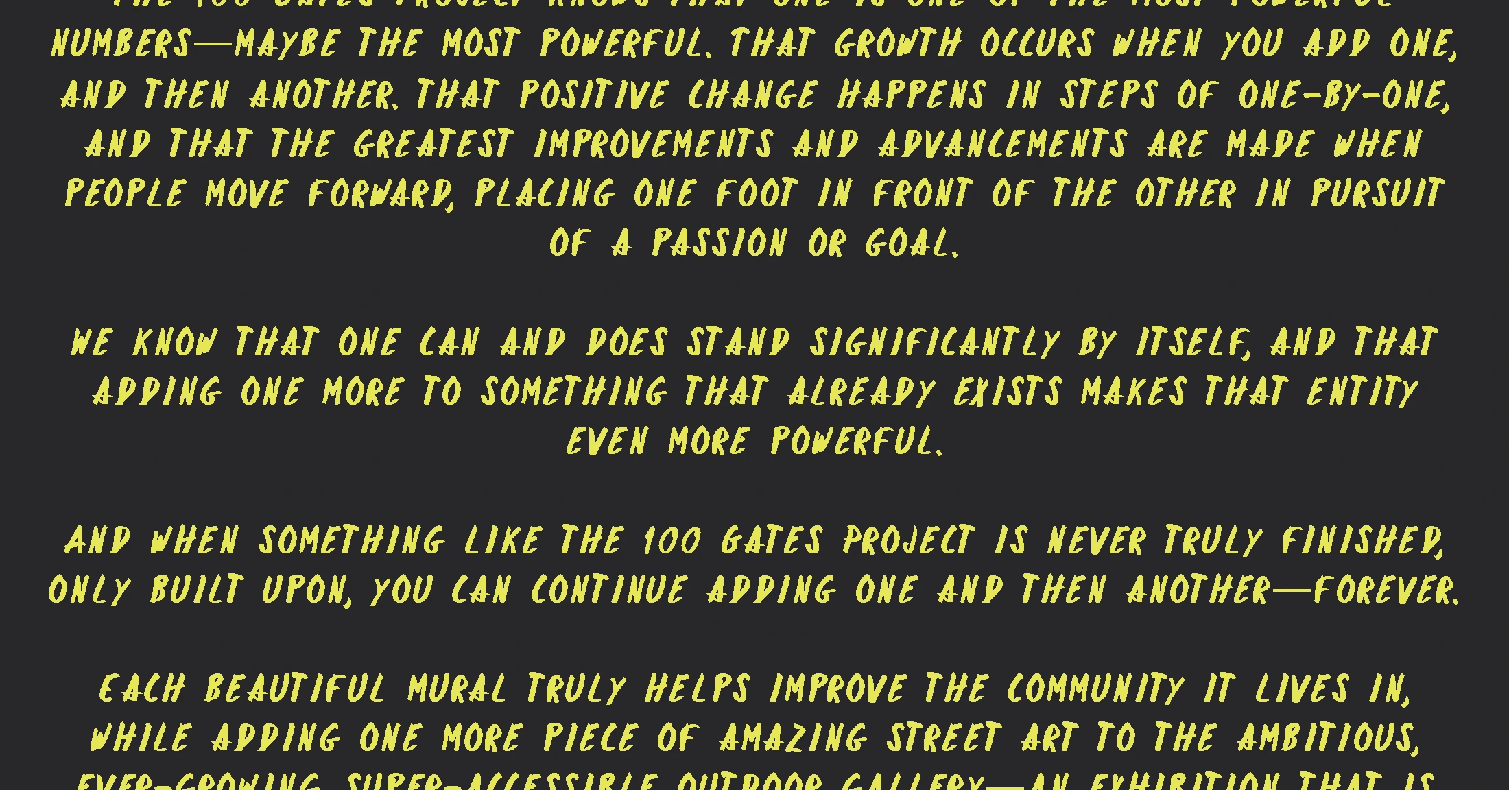 Thought Matter Develops Brand Identity for Lower East Side Partnership's 100 Gates Project