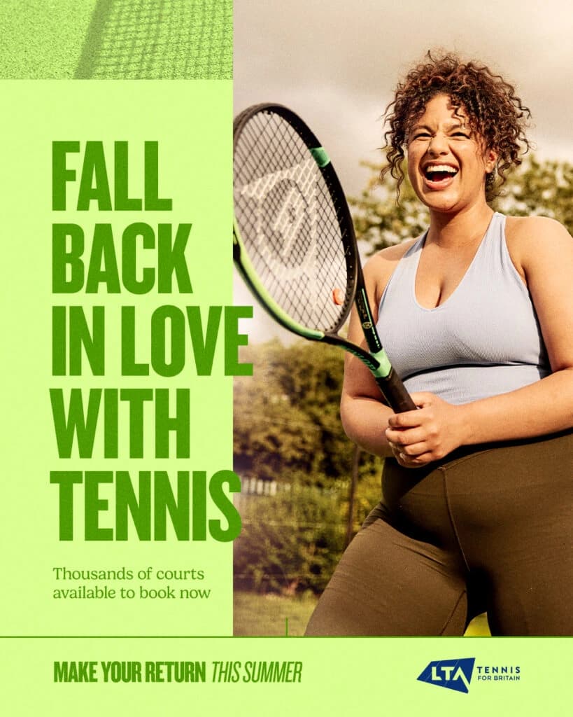 BMB Launches 'Britain, Fancy a Knockabout?' for LTA, Fronted by Stacey Solomon and Joe Swash — 4