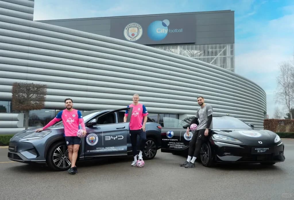 DameConcepts Sports Agency Flags Manchester City-BYD Partnership — 2
