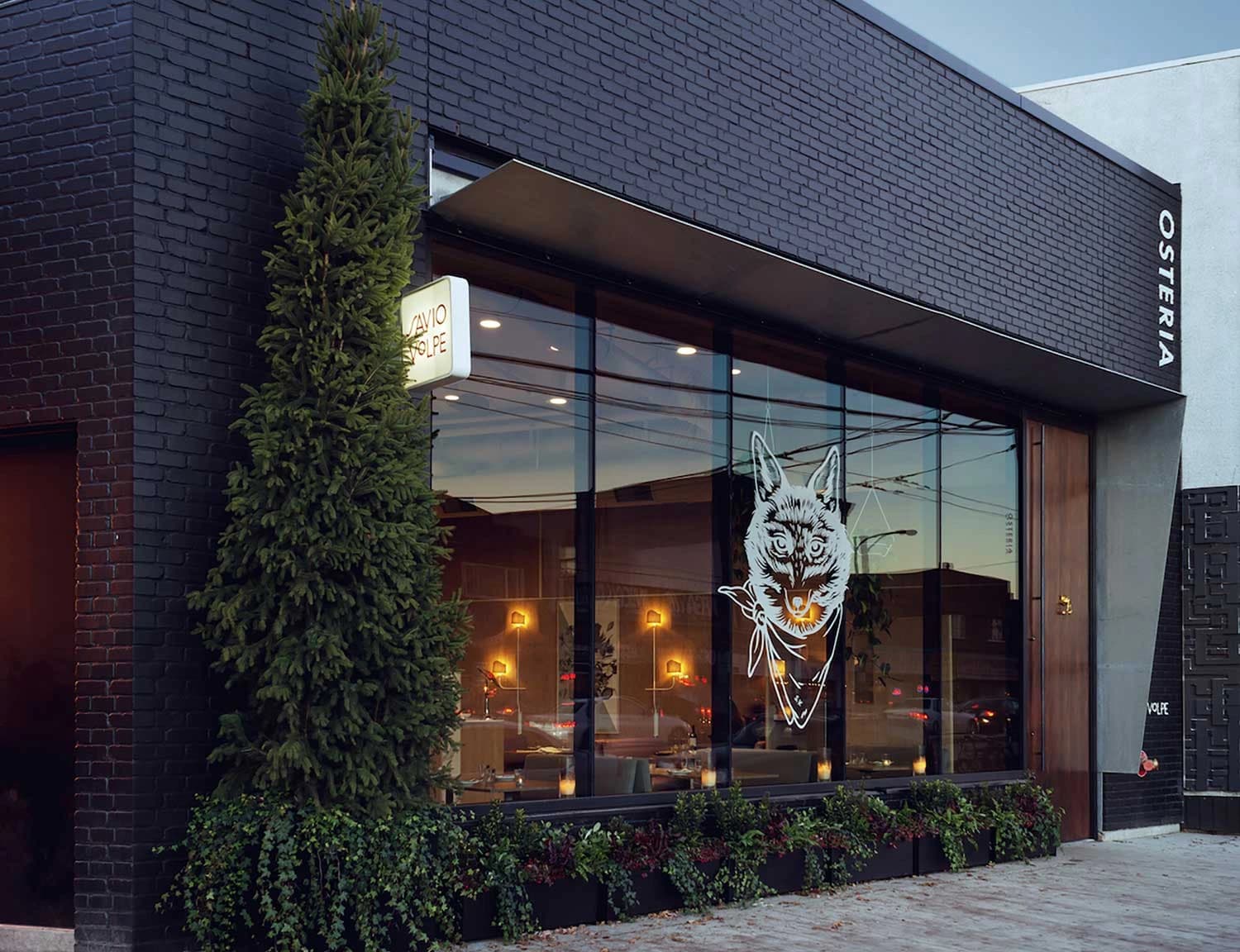 Keens Design & Marketing Spotlights Osteria Elio Volpe's Exterior Branding — 2
