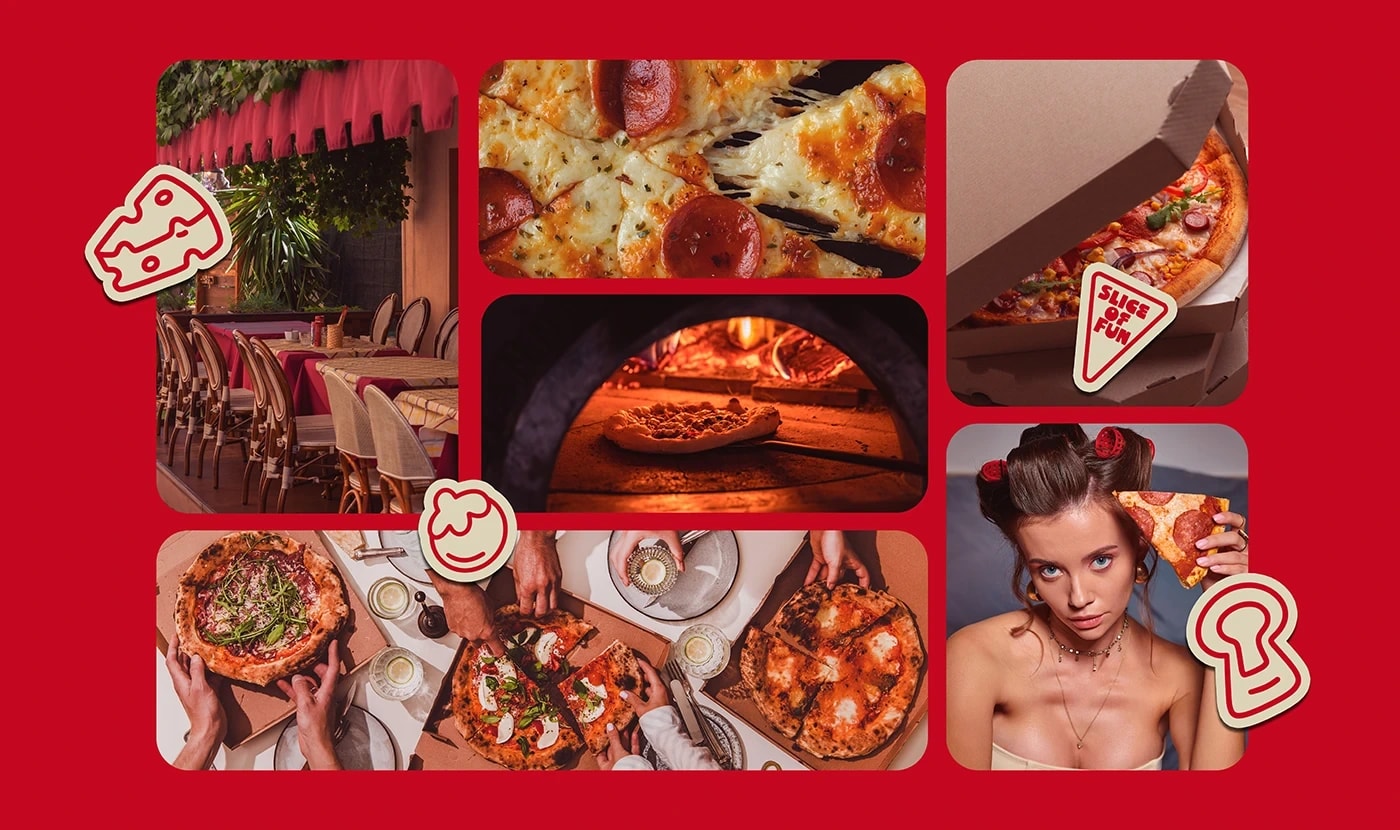 Umansky Graphics Designs Wordmark and Logo for Pizzador Pizza Restaurant — 1