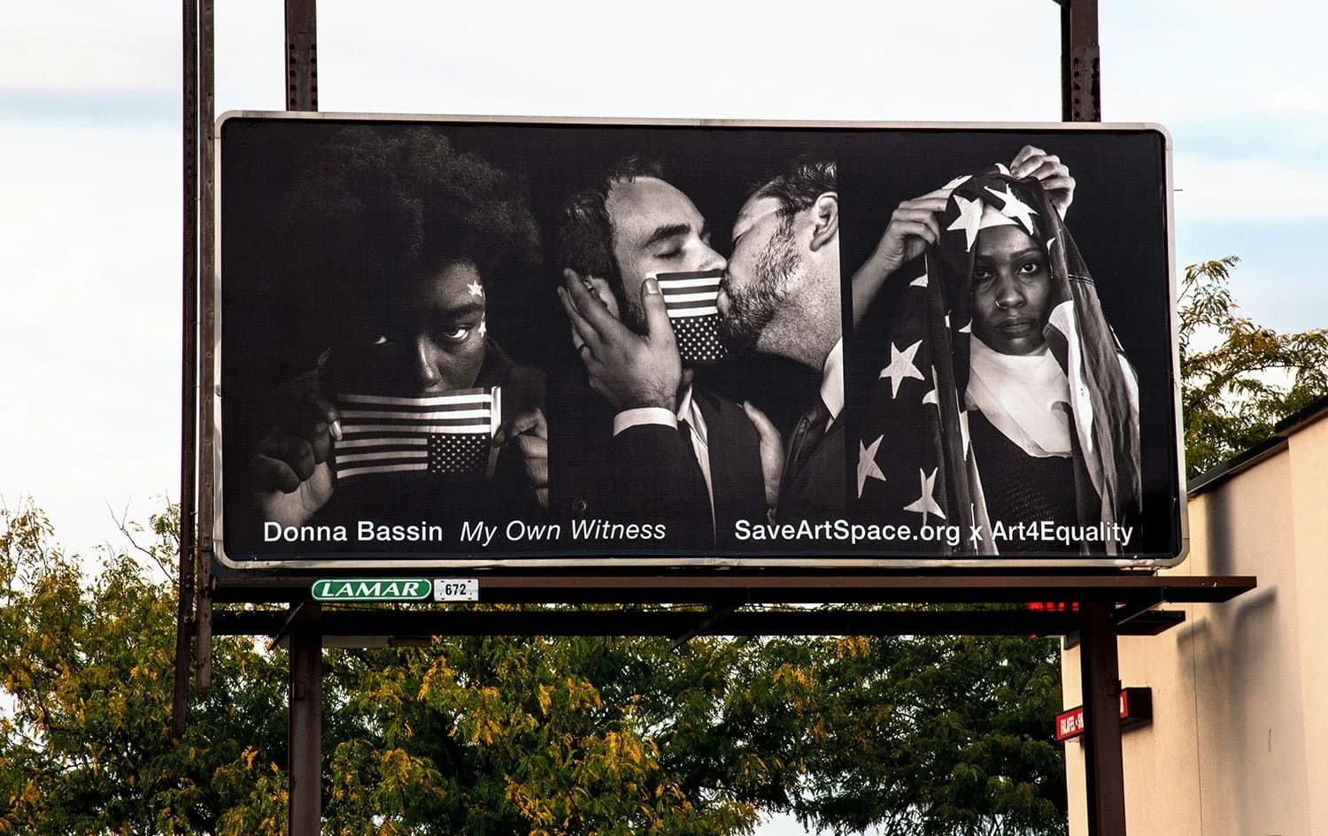 Redideo Studio's Drone Company San Diego Shoots Billboard Campaign for Samuel Lawrence Foundation, SaveArtSpace — 2