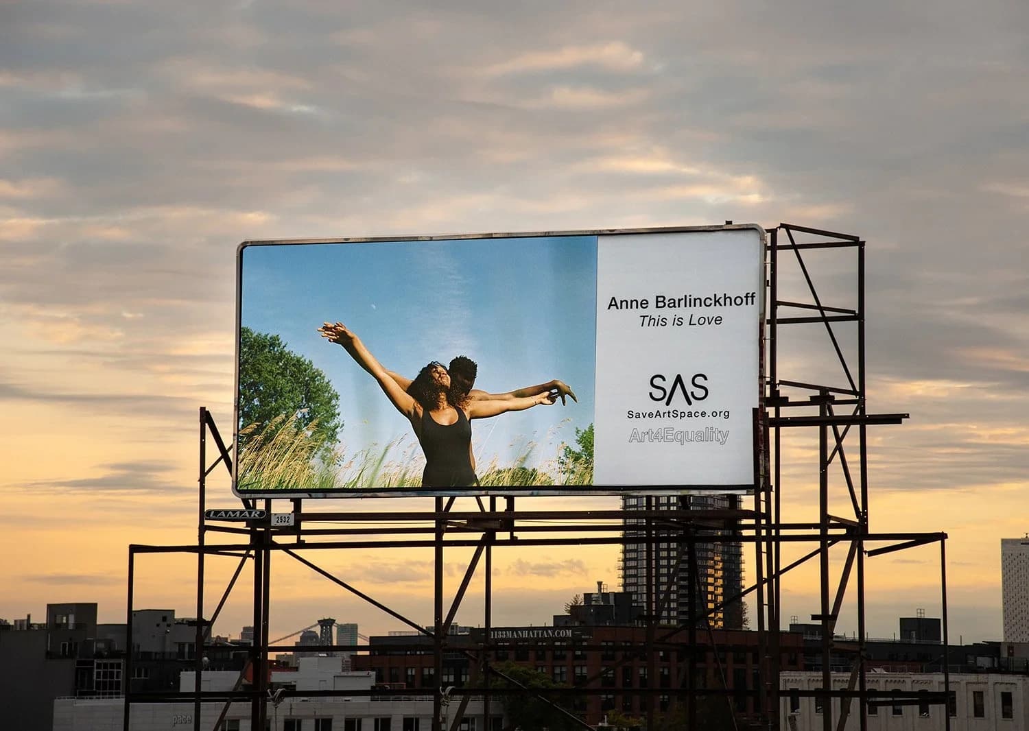 Redideo Studio's Drone Company San Diego Shoots Billboard Campaign for Samuel Lawrence Foundation, SaveArtSpace — 3