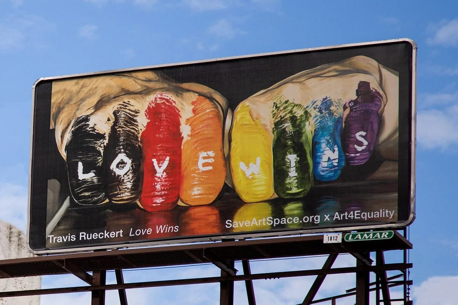 Redideo Studio's Drone Company San Diego Shoots Billboard Campaign for Samuel Lawrence Foundation, SaveArtSpace — 4