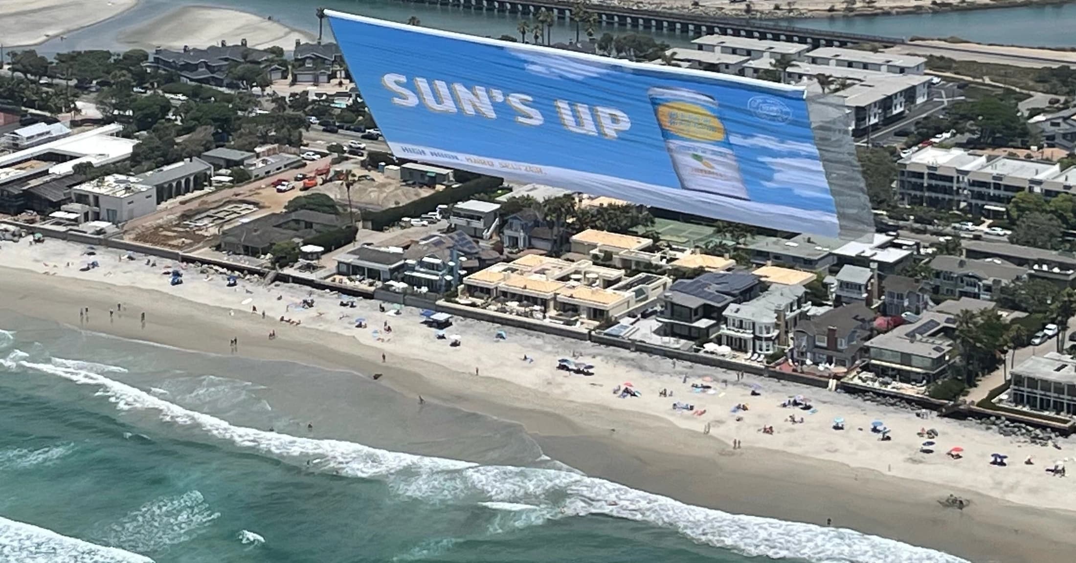 Redideo Studio's Drone Company San Diego Shoots Billboard Campaign for Samuel Lawrence Foundation, SaveArtSpace