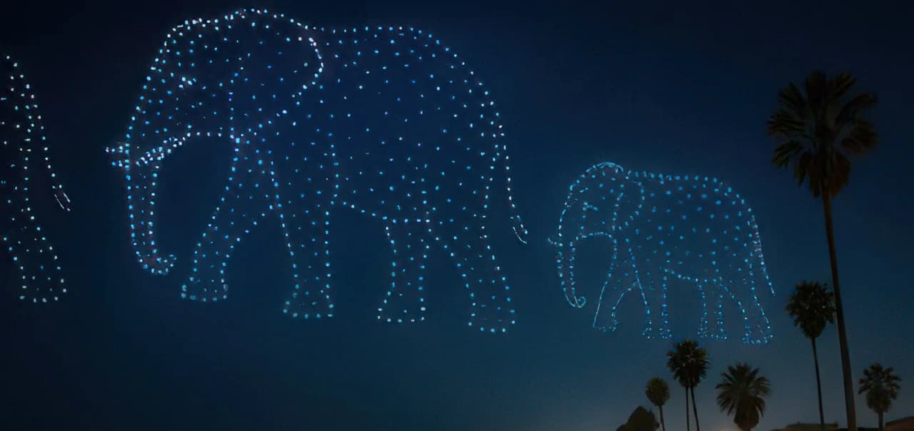Downtown San Diego Partnership Brokers Drone Show Campaign for Safari Park — 4