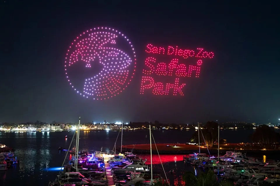 Downtown San Diego Partnership Brokers Drone Show Campaign for Safari Park