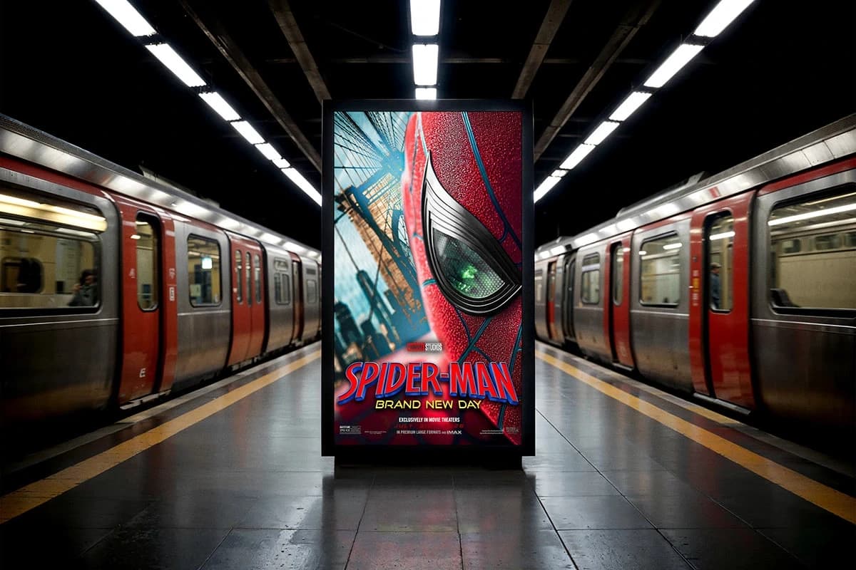 The Brand Champions London Posts OOH Campaign for Spider-Man: Brand New Day — 3