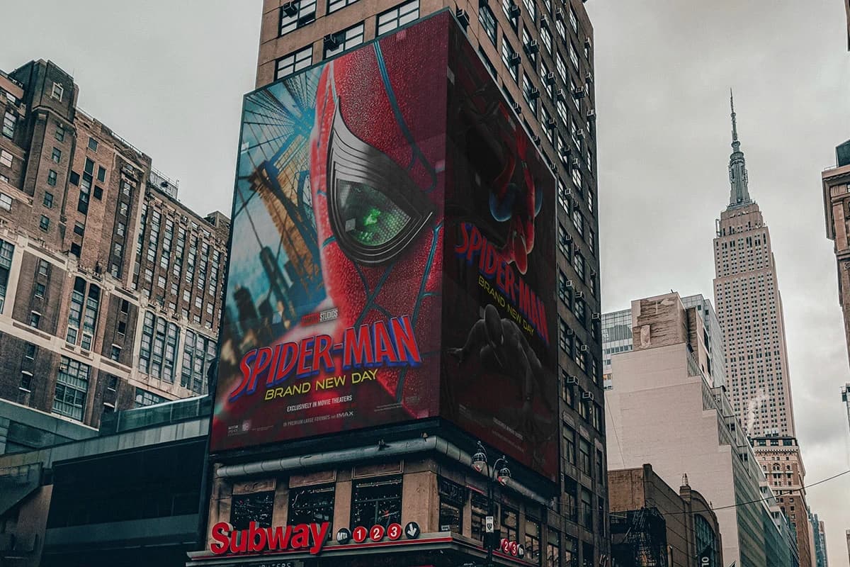 The Brand Champions London Posts OOH Campaign for Spider-Man: Brand New Day