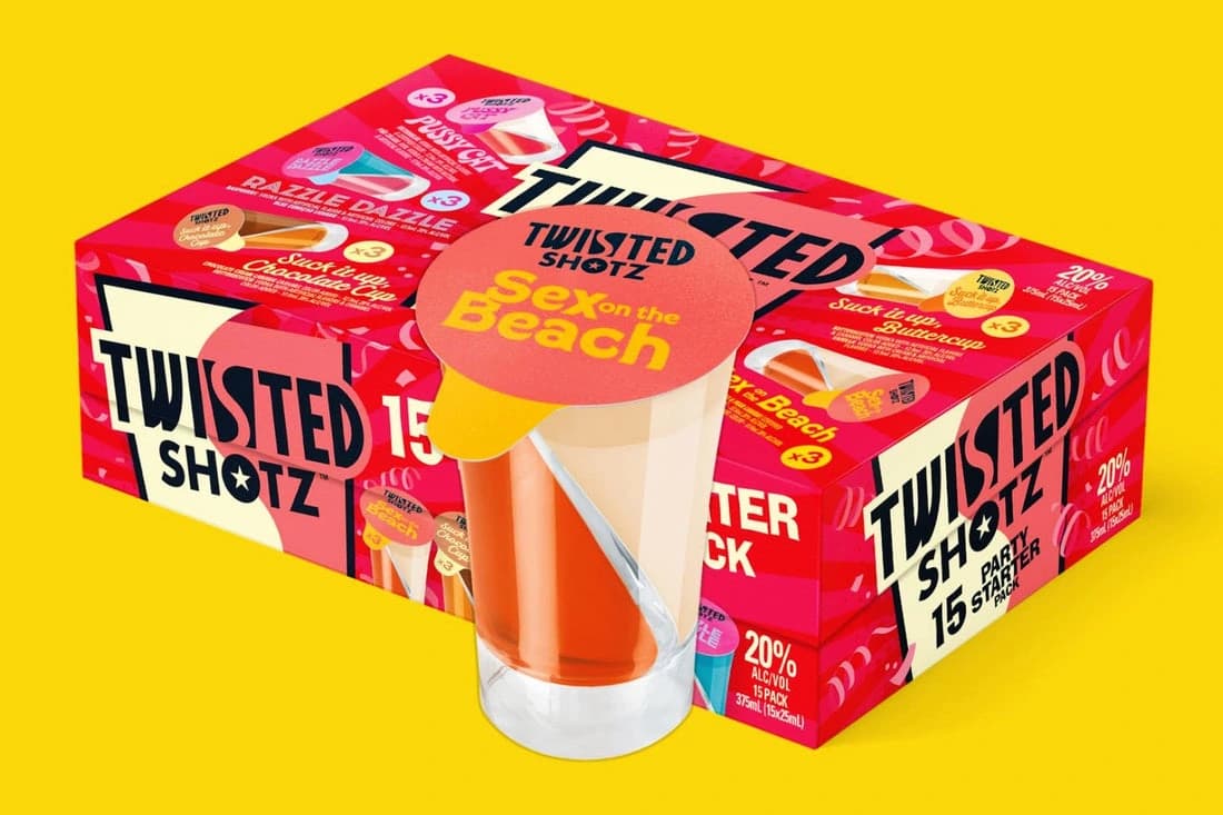 BrandMe Unveils Packaging Redesign for Asahi's Twisted Shotz — 2