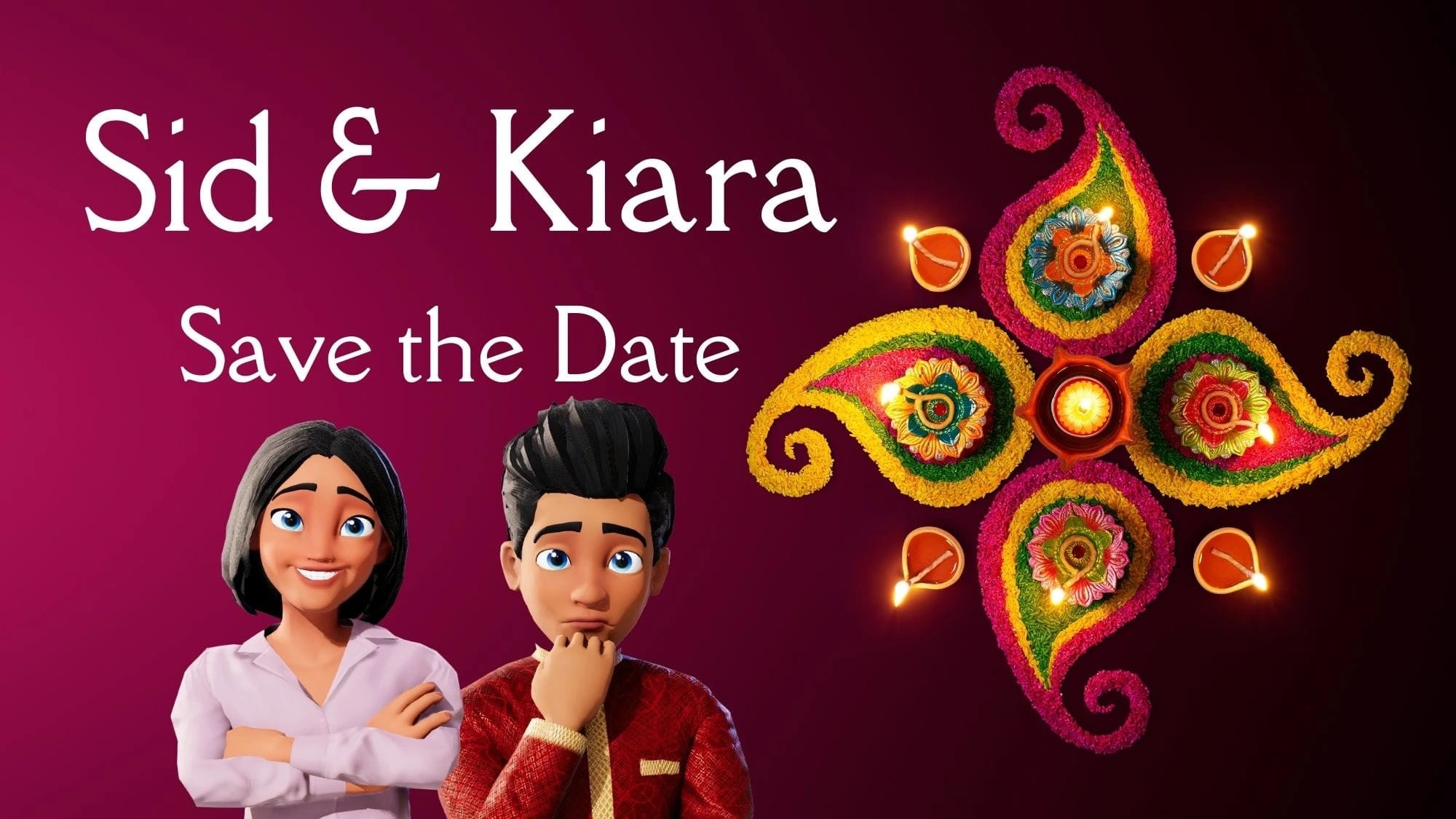OneMark Digital Ships Wedding Invitation Concept for ViRosh