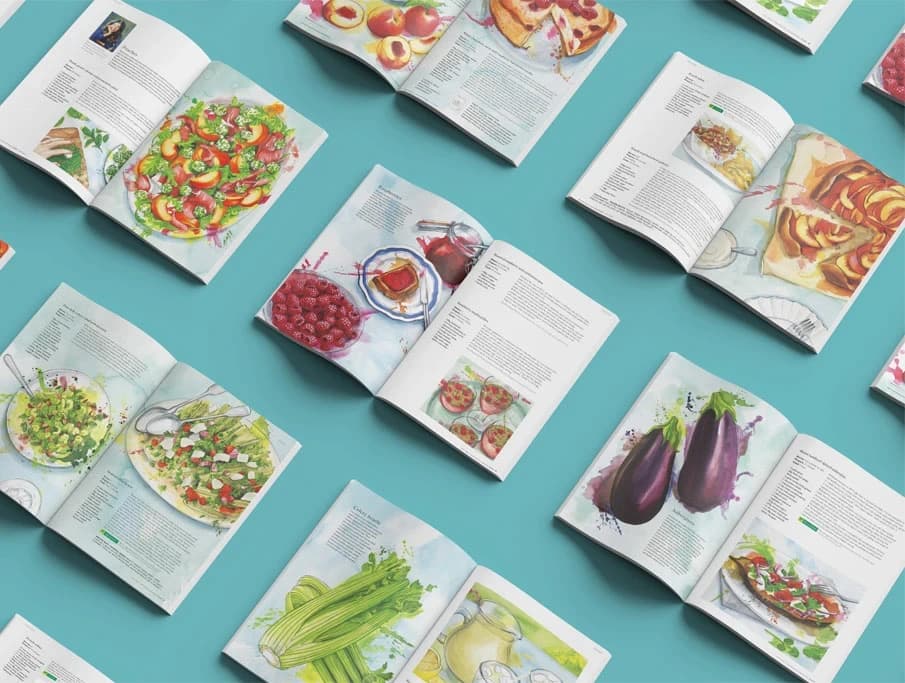 Handsome Frank Illustration Agency Commissions Waitrose Magazine Artwork Through Work Experience Student — 2